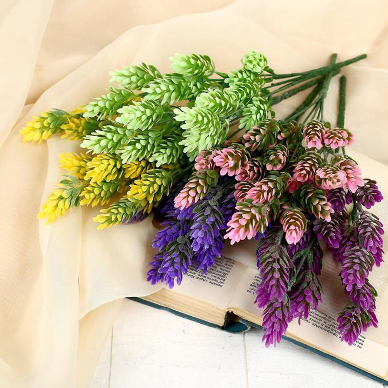 Букет "Шишечки" 28 см, микс  3792233