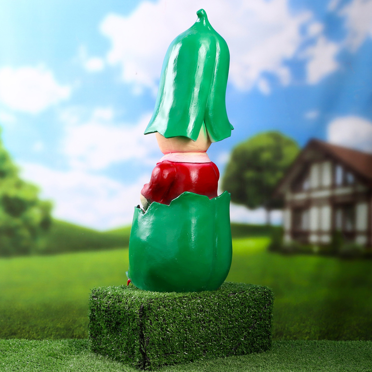 Садовая фигура "Гном фасоль" 21х16х44см 10349488