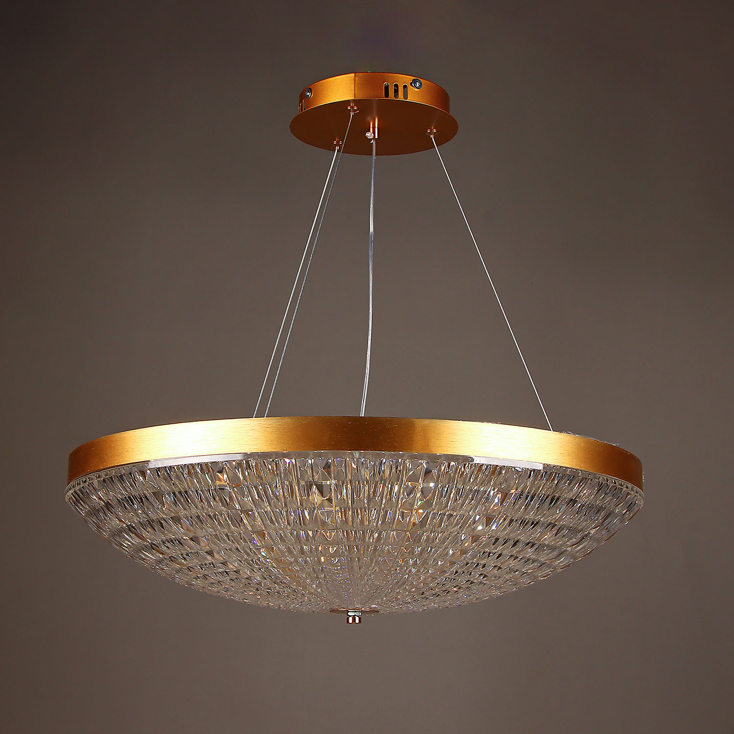 Люстра 9212/100W gold 580 мм 3 реж., пульт S=25м2 VERNER LIGHTING *1