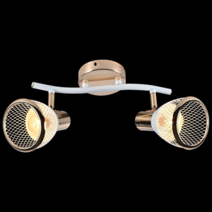 Светильник настенный (спот) 05967-0.8-02 WH+FGD Е14 2*60W *2