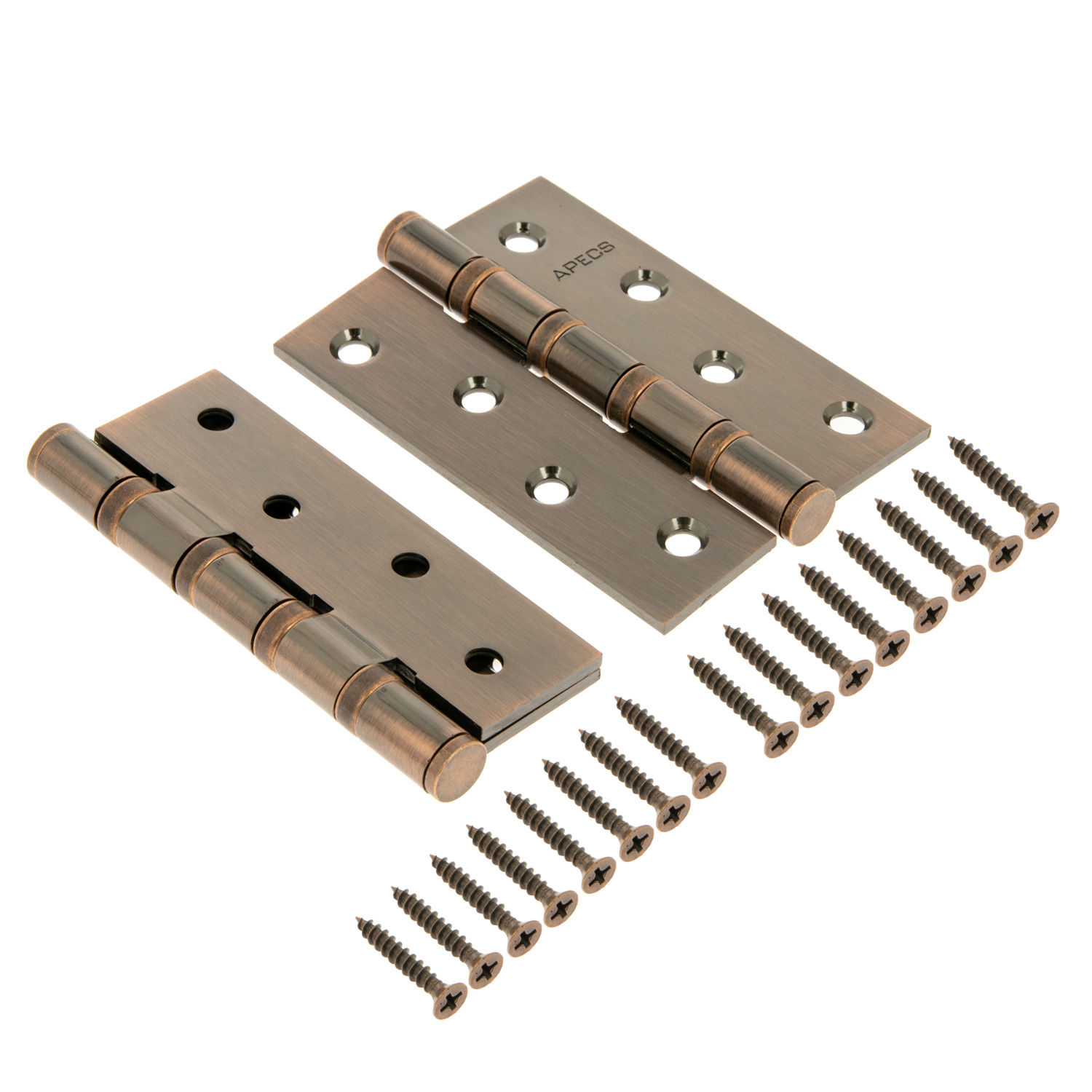 Петля универсальная 100*70*3мм НИКЕЛЬ матовый NIS (комплект 2шт.) АПЕКС *1/5/50