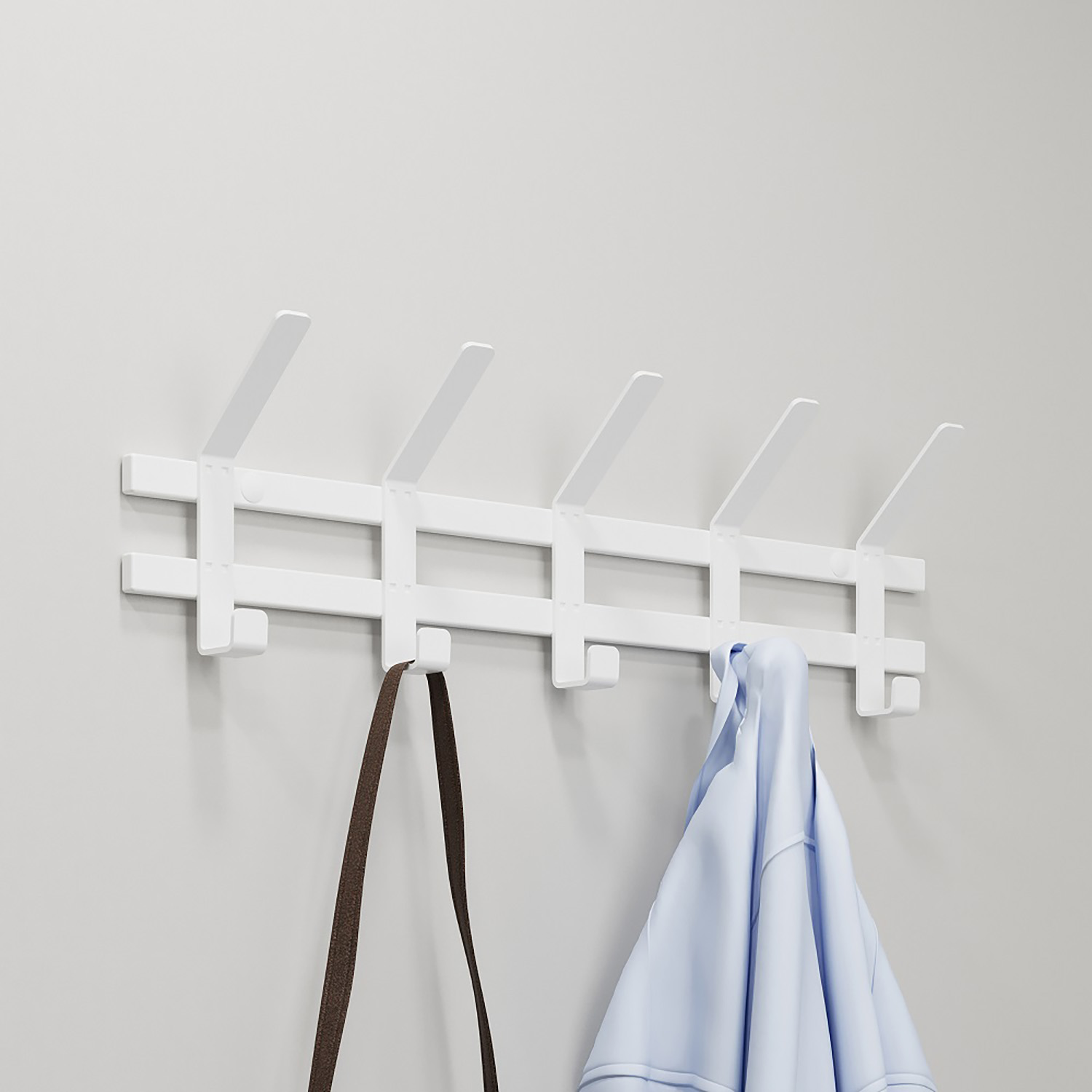 Вешалка настенная "Торонто 5" 604х174х91мм Белый ВНТ5 Б ("ЗМИ") *1 Вешалка настенная "Торонто 5" 604х174х91мм Белый ВНТ5 Б ("ЗМИ") *1