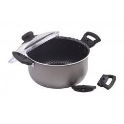 Кастрюля алюм.а/приг. Scovo "Diskovery" 2,5л d20см Cъем.руч., Cтекл.кр. СД-006 *1/4