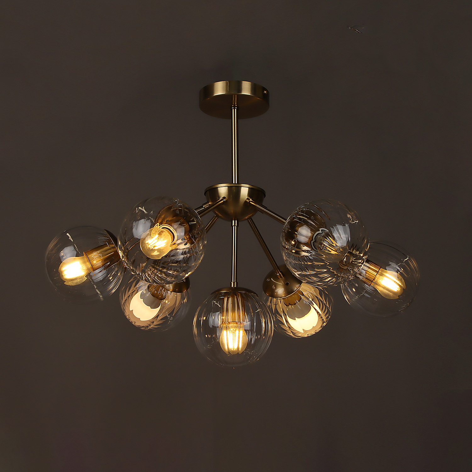 Люстра N36367/7 COP 7*40W Е27 220V (d-605; h-465) VERNER LIGHTING *1