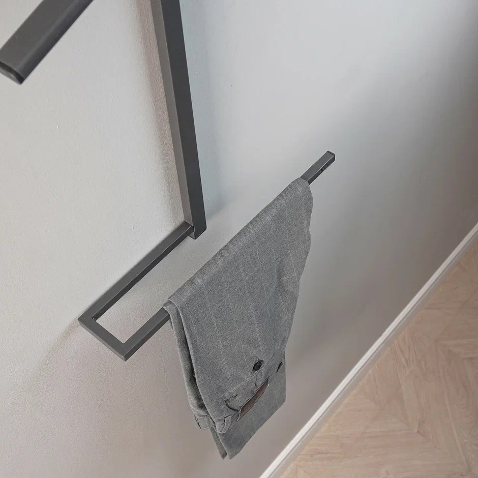 Вешалка надверная/настенная "Торонто 12" шир.440мм Графит ВКНТ12 ГР ("ЗМИ") *1