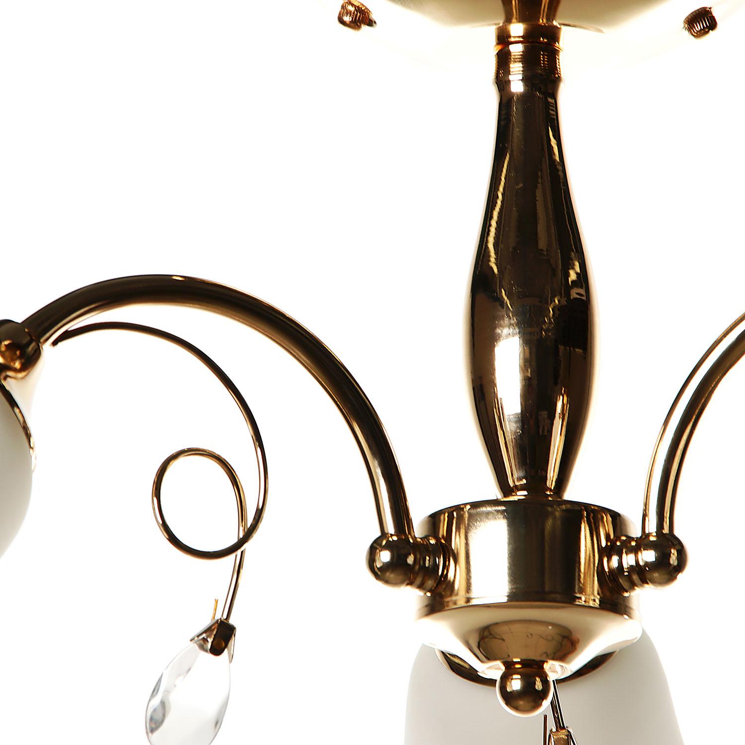 Люстра Verner Lighting А2346/3, 40 Вт, Е27, 3 ламп, золото