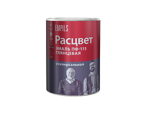 Эмаль алкидная 1.9 кг Расцвет ПФ-115, серая