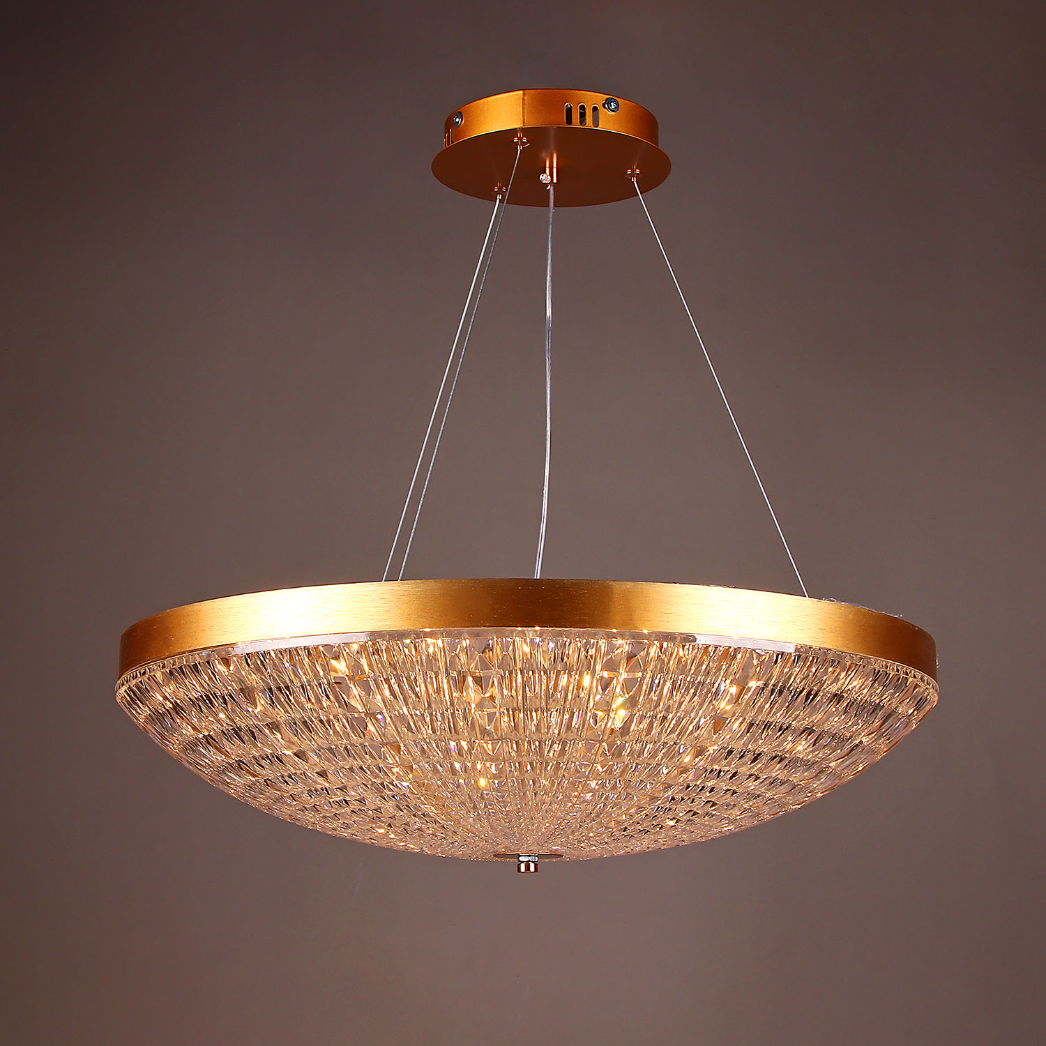 Люстра 9212/100W gold 580 мм 3 реж., пульт S=25м2 VERNER LIGHTING *1