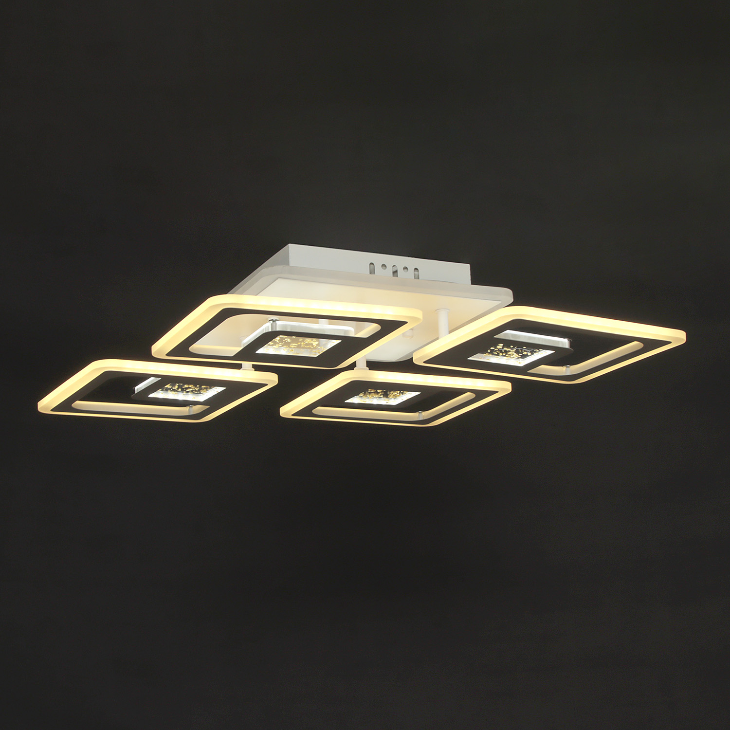 Люстра YH832/4 LED 3000K-6500K+RGB (d-640; h-100) пульт VERNER LIGHTING *1