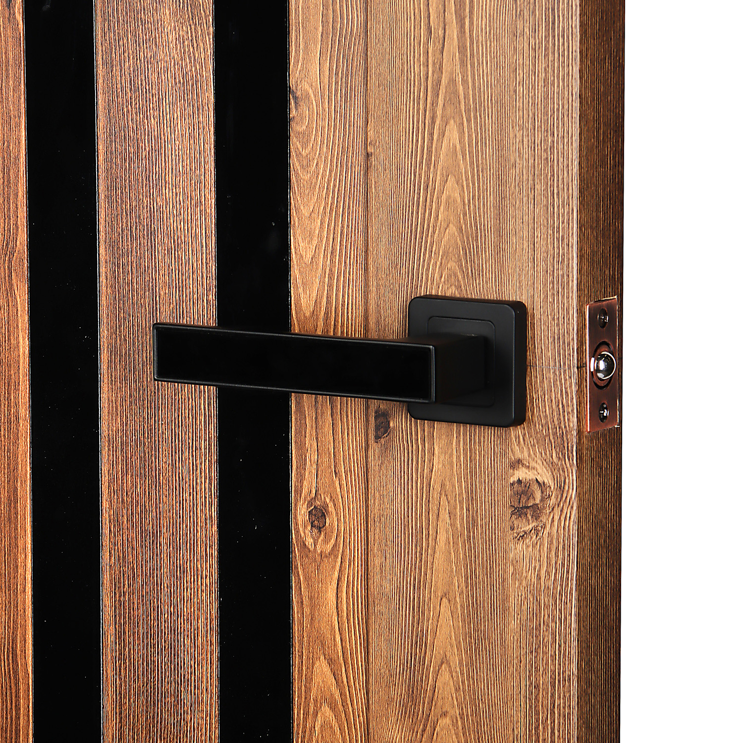 Дверное полотно глухое 2000х700х40 мм BROZEX-WOOD Estetica 303, орех