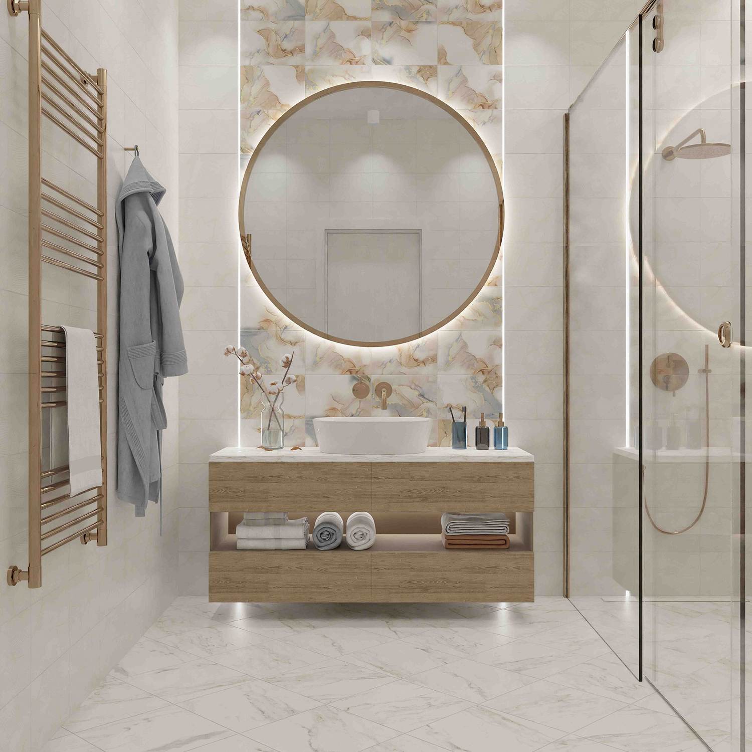 Плитка настенная Челси темная люкс 200*300 (0,06*24=1,44*64) ВКЗ