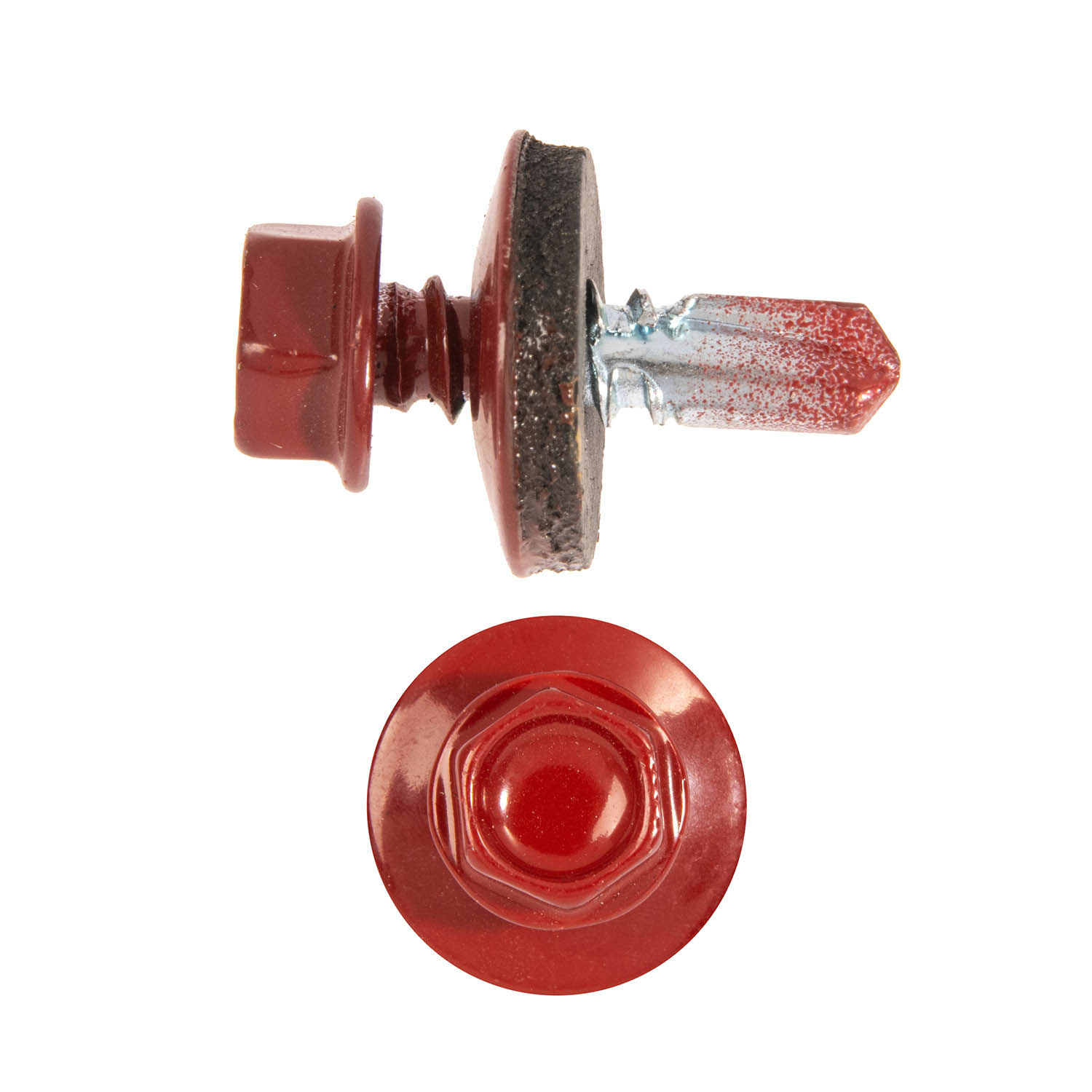 Саморезы кровельные BROZEX 5,5*19 RAL3011 (красно-коричневый) (10кг) промтара *10