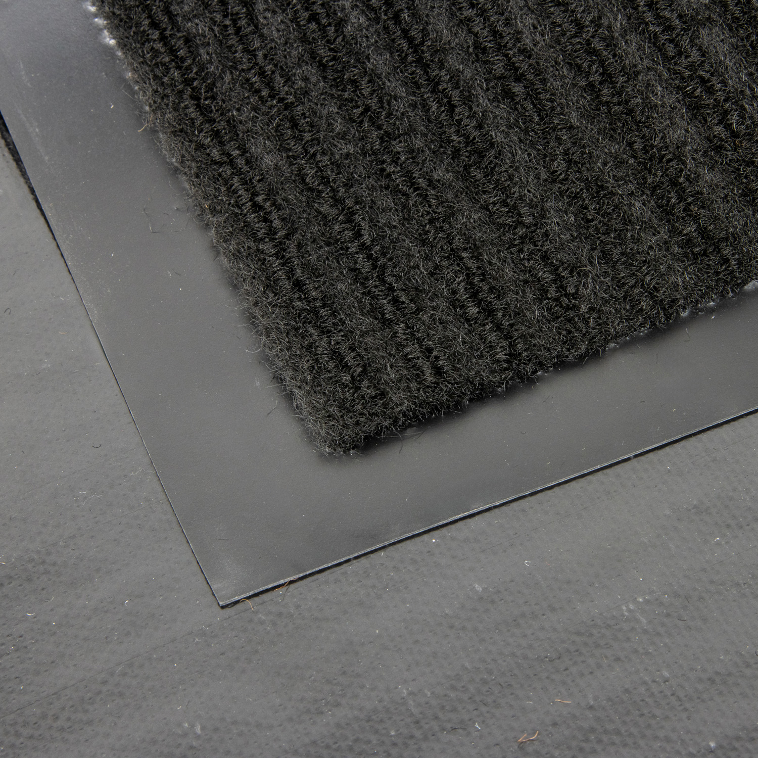 Коврик влаговпитывающий 60*90 см ребристый черный "KOVROFF" (арт.20301)  *1/10 (ДЮ181)