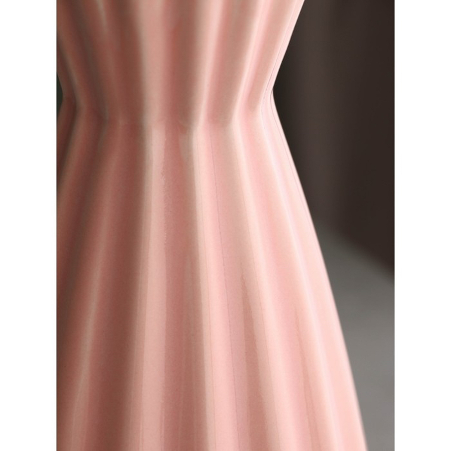 Ваза настольная «Пардис», h=24 см, цвет розовый, керамика, 1 сорт, Иран