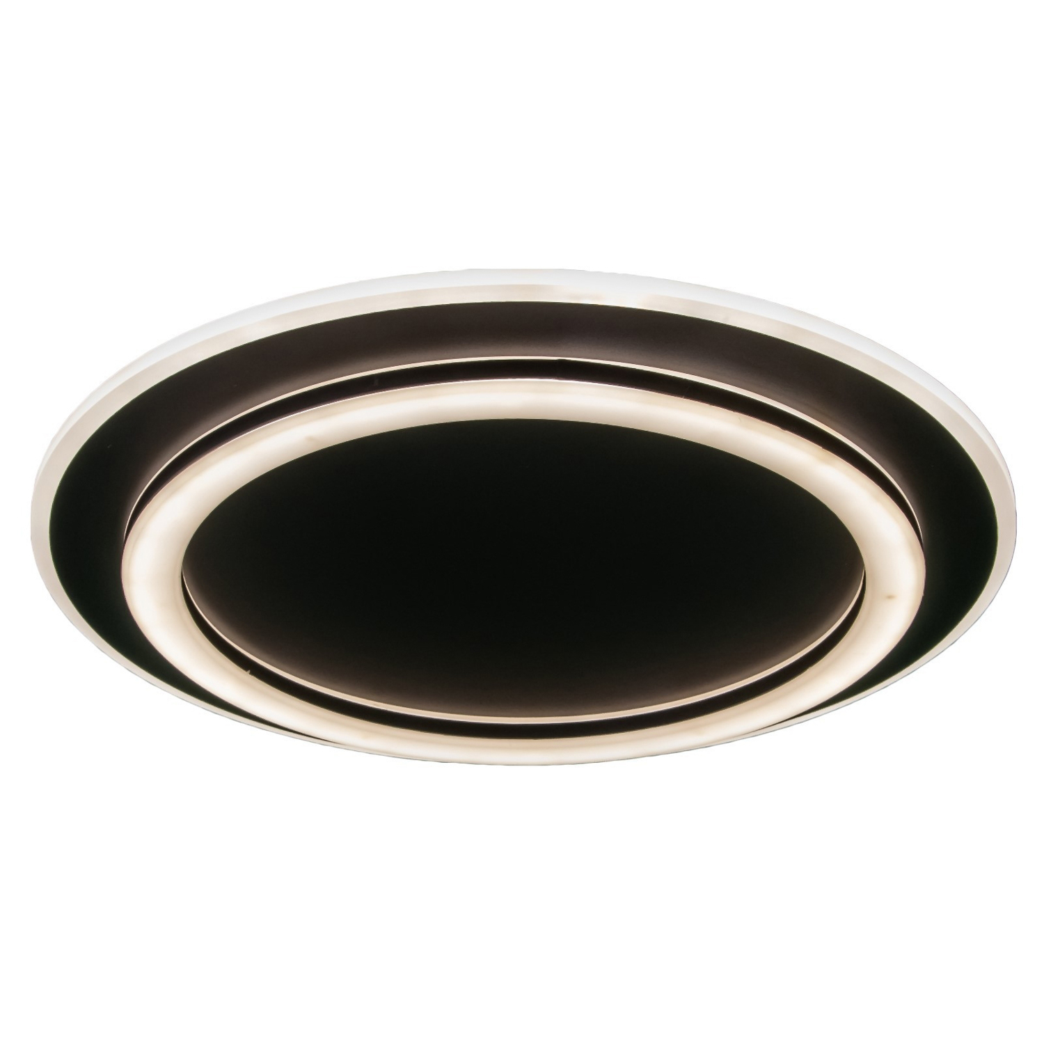 Люстра с ПДУ "Ринго" 2хLED 112Вт 3000-6000К черный 50х50х5 см BayerLux 7562831 S=22м2 *1