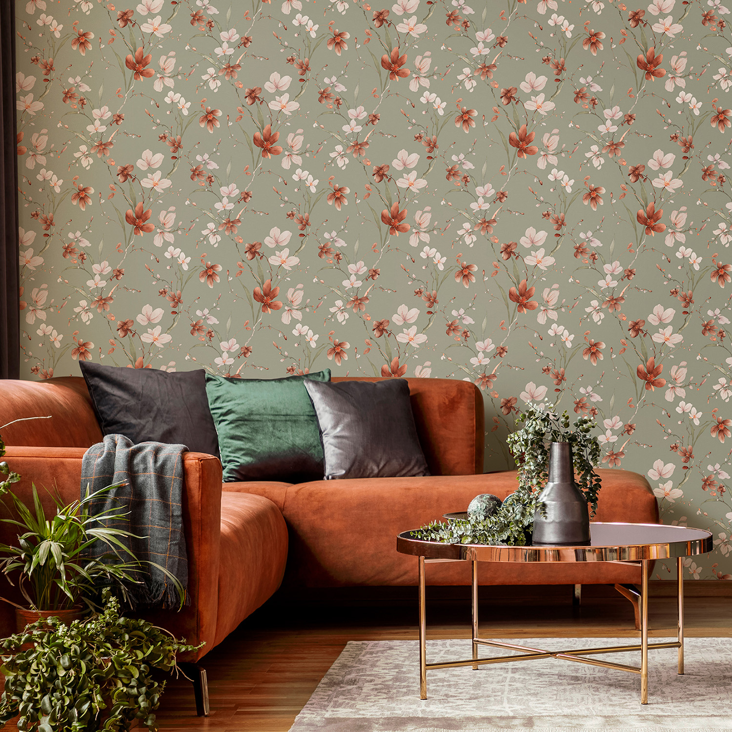 Обои флиз Elysium Виола (зел.) Е203804 1,06*10м  *1/4