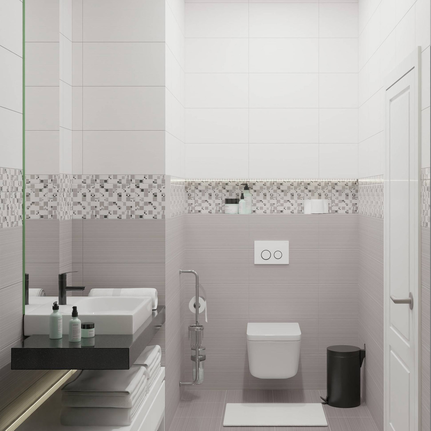 яяяДекор Грей 2 мозайка 200*200 2020-26 VINCHI *1/5