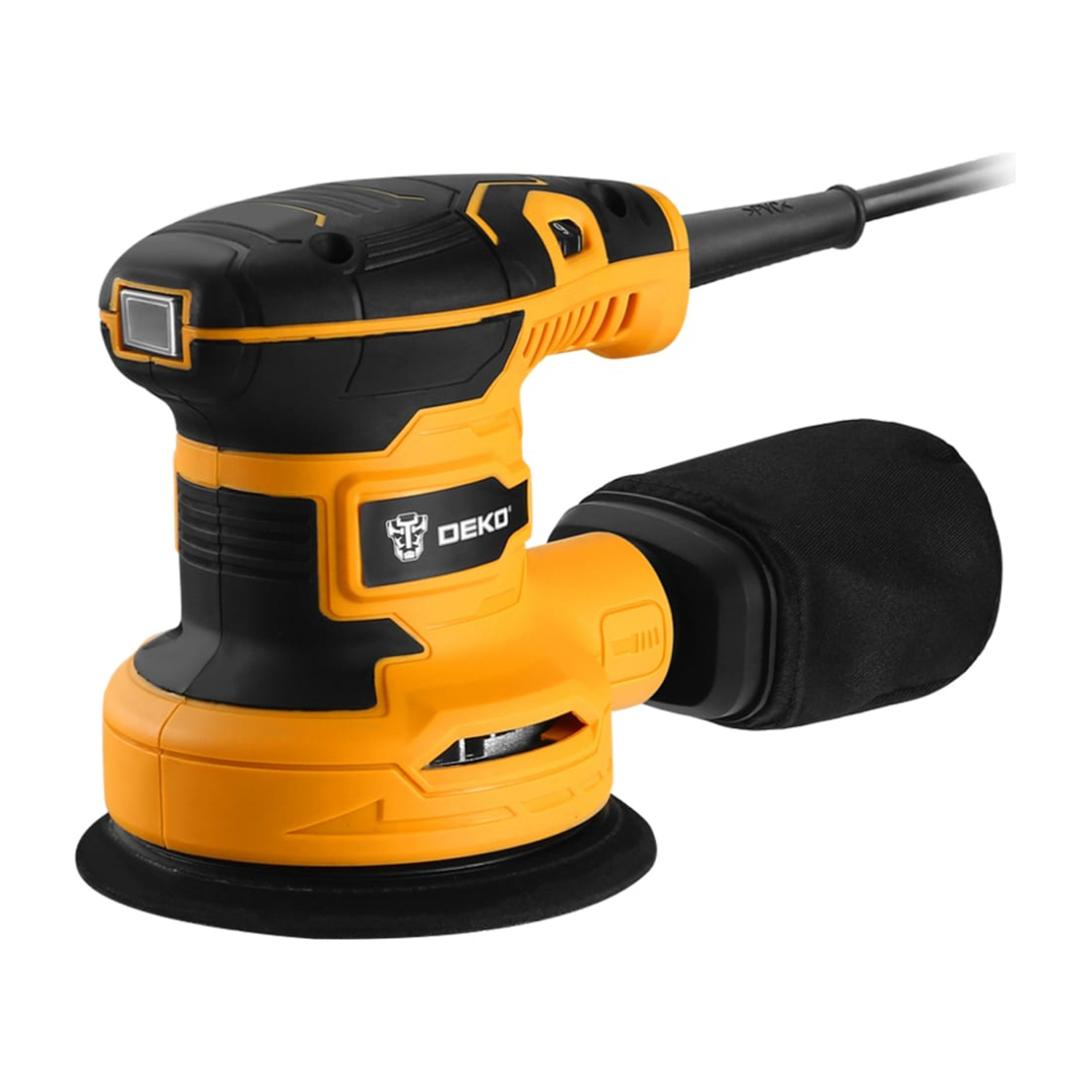 Шлифмашина эксцентриковая  400Вт 125мм 7000-14000об/м ампл. колеб. 2,0мм DKG400-125 DEKO *1/10