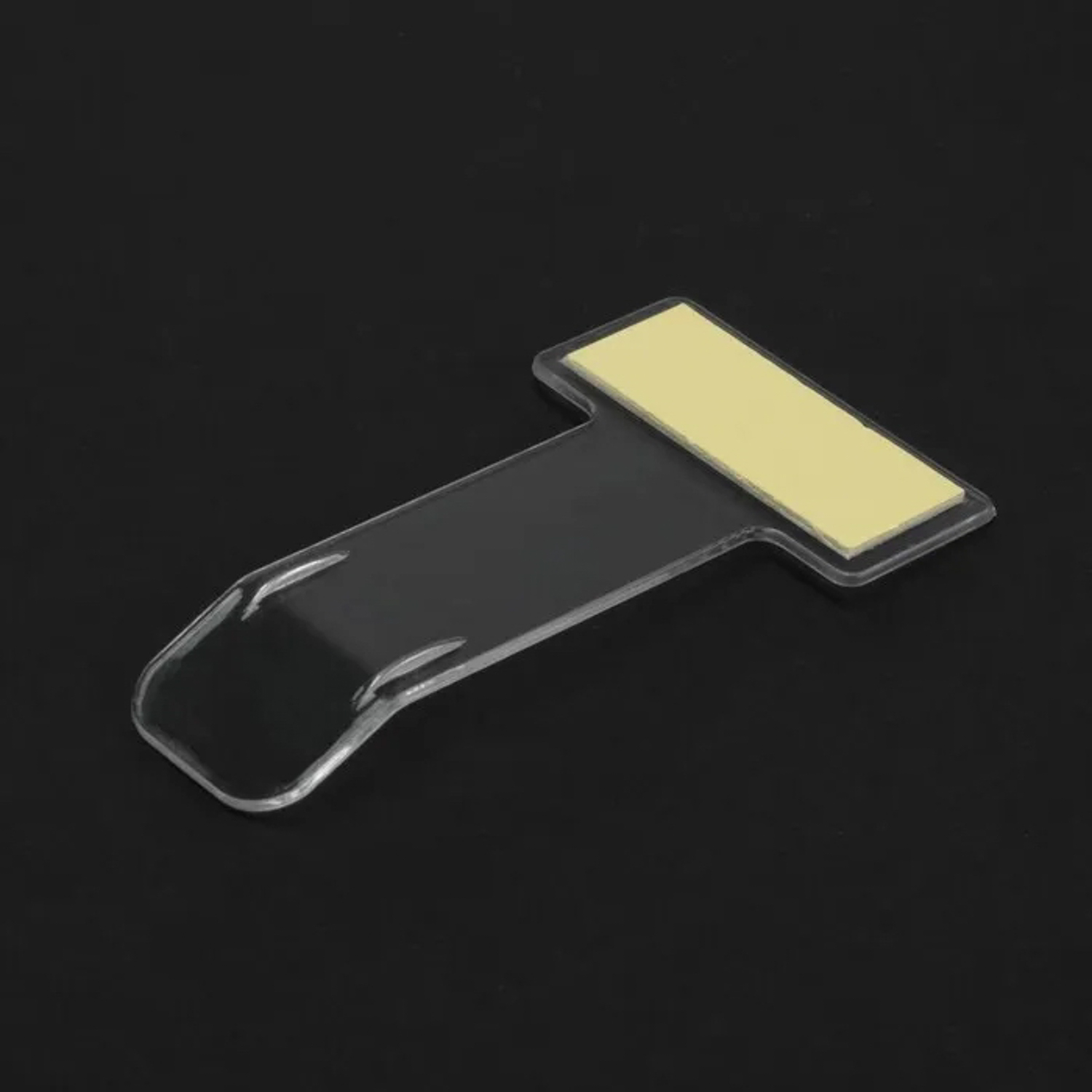 яяяЗажим под лобовое стекло, 7.5х4 см, прозрачный    4746348