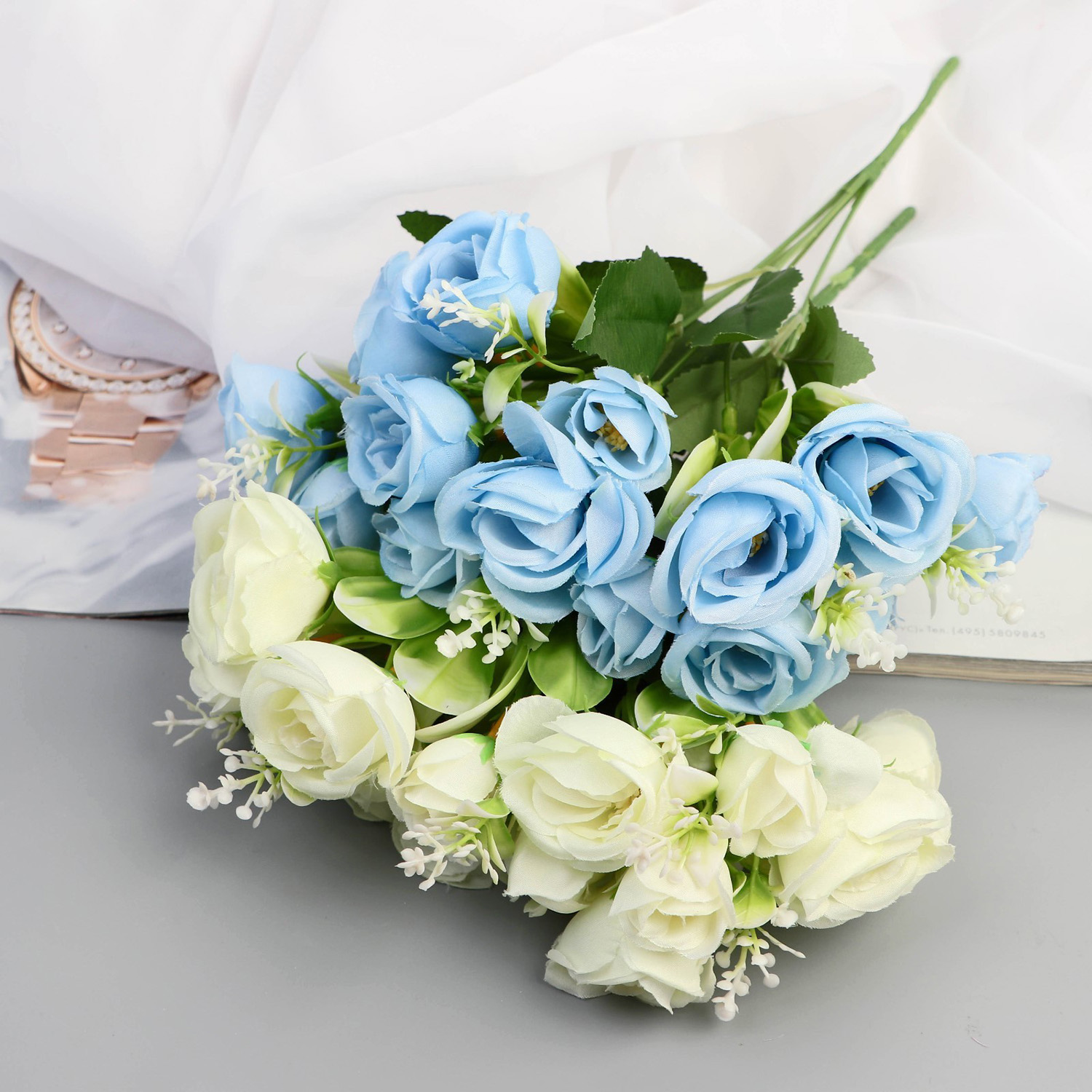 Букет искусственный «Праздничный», 30 см, МИКС