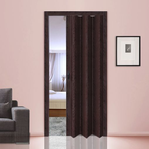 Дверь раздвижная 2050х840 мм РСП, пластик, венге