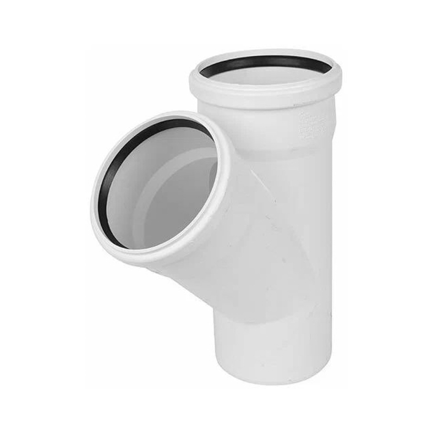 Тройник БЕЛЫЙ D110х110/45гр *1/24 Тройник БЕЛЫЙ D110х110/45гр *1/24