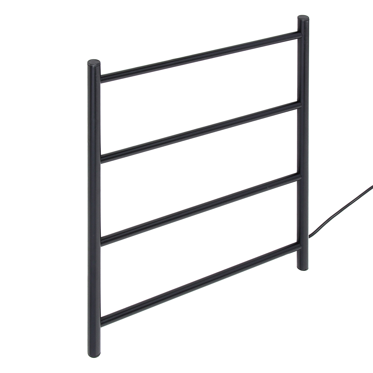 Полотенцесушитель электрический лесенка "Электра" 500х600 сталь 4 полки черный ТЭРА *1