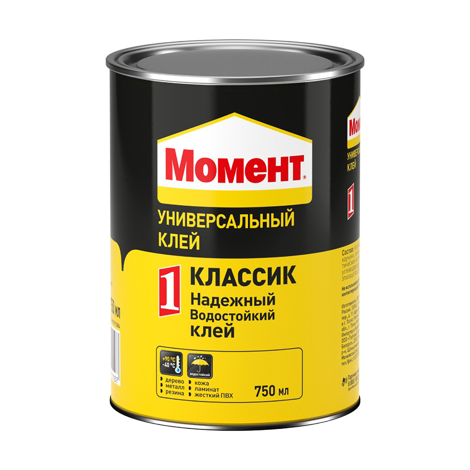 Клей Момент 1 Классик, 750 мл, контактный Клей Момент 1 Классик, 750 мл, контактный