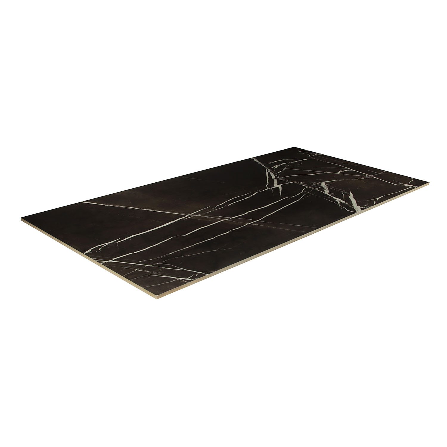 Керамогранит 1.44 м² Primavera Fedele Negro GR203, 1200x600x9 мм, черный