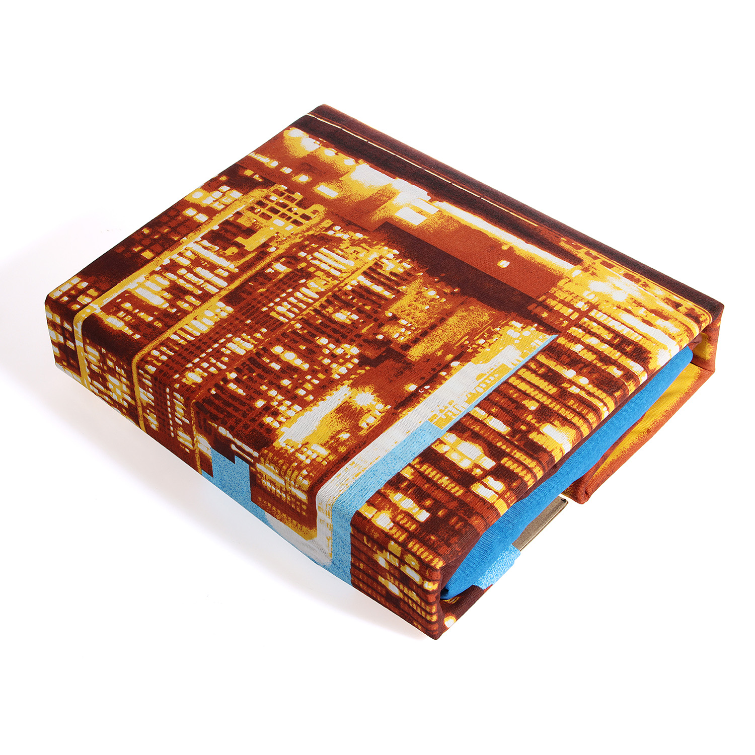 Постельное белье евро бязь Василиса 3698/2 Ночной город нав70*70,пр200*220