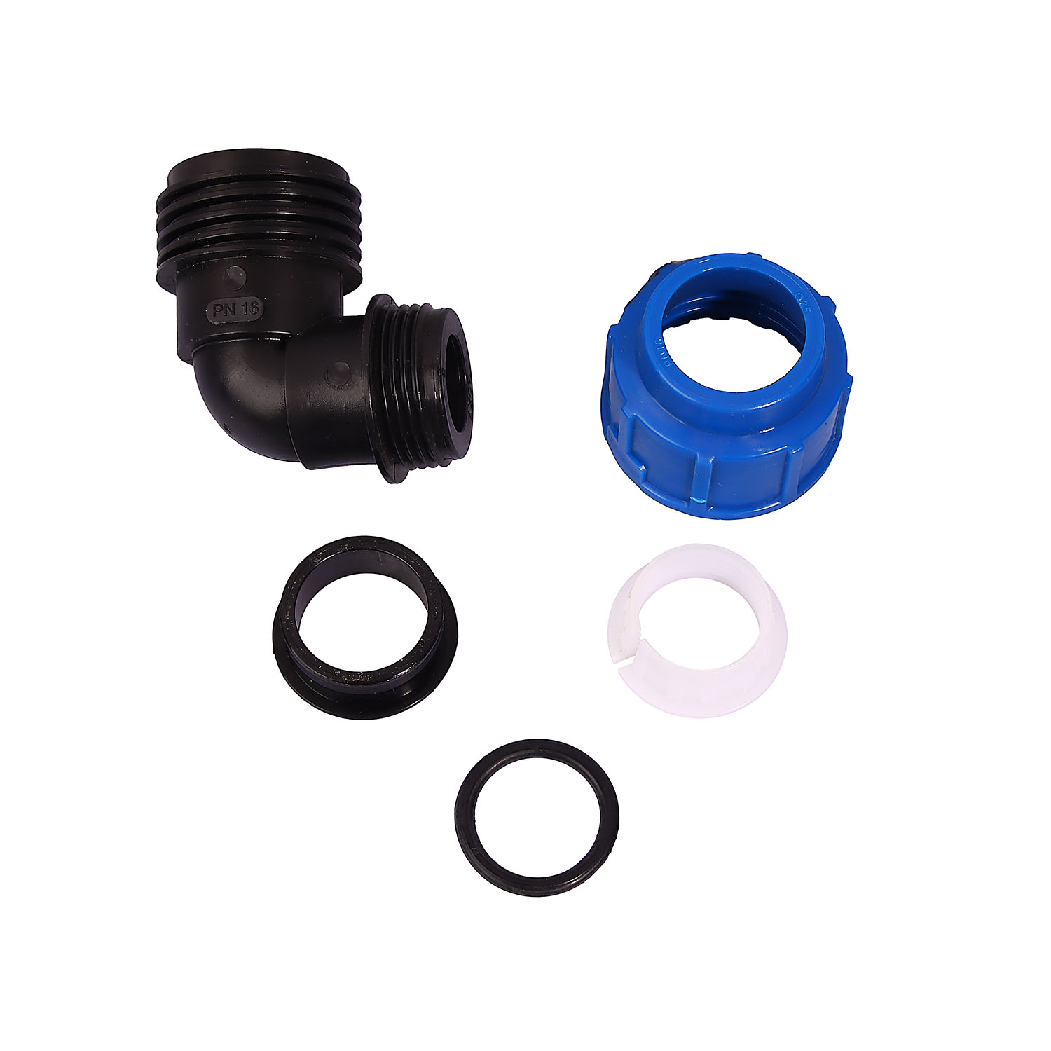 Угольник ПНД компрессия Ø 25х1" наруж. резьба *1/40