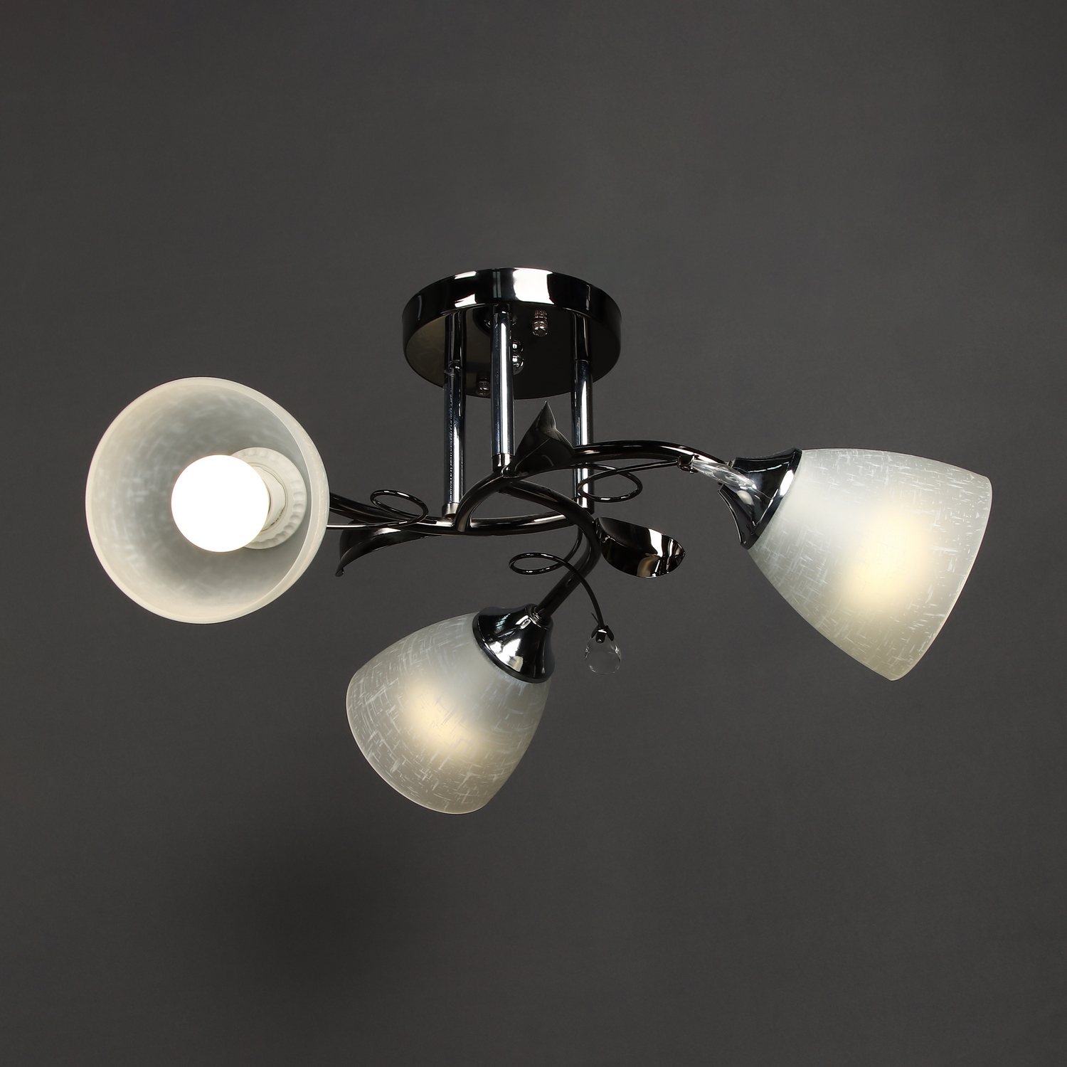 Люстра Verner Lighting А2224/3, 40 Вт, Е27, 3 лампы, хром