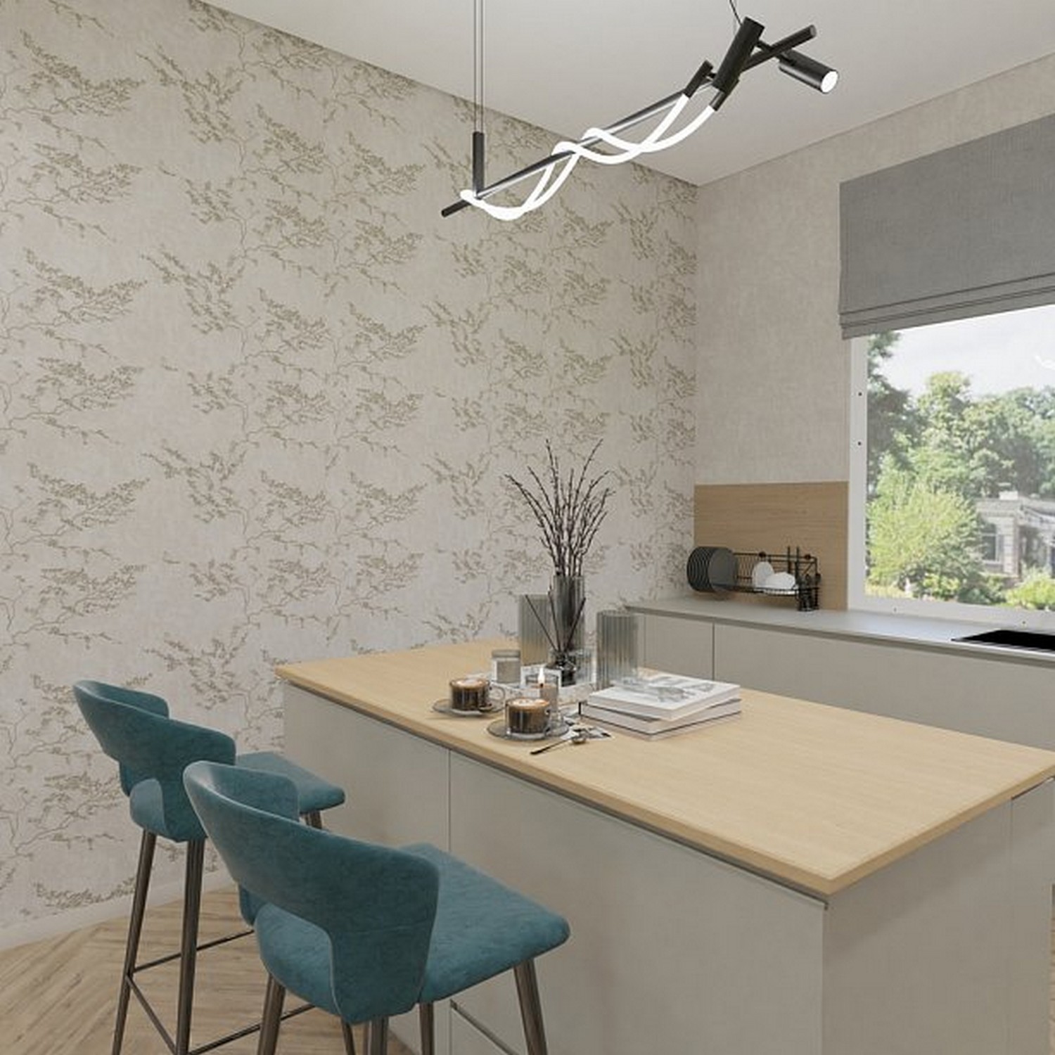 Обои флизелиновые 1.06х10 м OVK Design Аморель-уни 11097-03