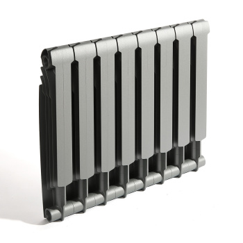 Радиатор биметаллический 8 секций Royal Thermo BiLiner, 500 мм, серый Радиатор биметаллический 8 секций Royal Thermo BiLiner, 500 мм, серый