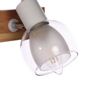 Светильник настенный (спот) N5105/1 WT+WOOD Е27 6*40Вт ( l=170;w=100;h=170)  VERNER LIGHTING *1 Светильник настенный (спот) N5105/1 WT+WOOD Е27 6*40Вт ( l=170;w=100;h=170)  VERNER LIGHTING *1
