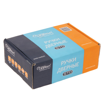 Ручка раздельная НОРА-М 111К Al, хром