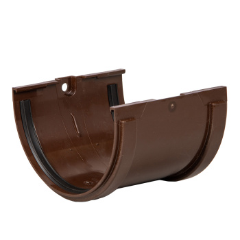 Соединитель желоба 120 мм Docke Standard, светло-коричневый