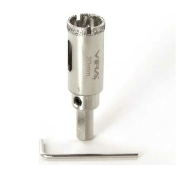 Коронка алмазная по керамике VIRA 20 мм, трехгранный хвостовик