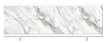 Экран под ванну "Ультра легкий" Мрамор серый 1,68м *2