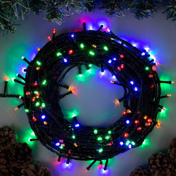 Гирлянда «Нить» Luazon Lighting, 1.2 м, фиксинг, мульти, 20 LED, IP20, 220 В