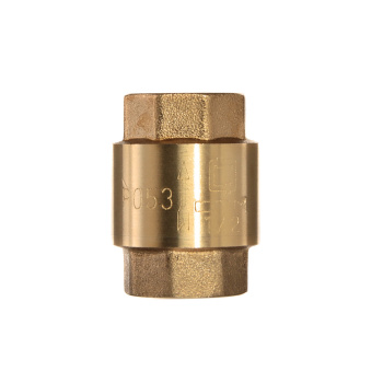 Обратный клапан 1/2"(Ø15) М/М CTM CBCVB012 (с латунным штоком) *1/50