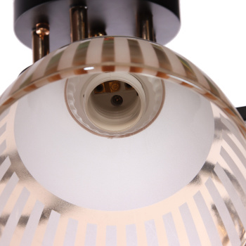 Люстра Verner Lighting A3938/5, 40 Вт, Е27, 5 ламп, черный/золото