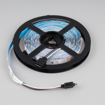 яяяСветодиодная лента Apeyron 12В, 5 м, IP20, ЭКО, 7.2Вт/м, 30 LED/м, RGB   7328442