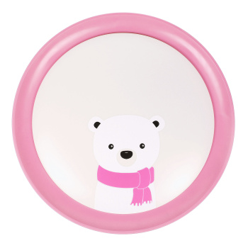 Светильник светодиодный акриловый 400мм 48W 6016P/24W*2 pink 3 реж., пульт *1/10