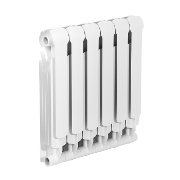 Радиатор биметаллический 6 секций Royal Thermo Indigo Super+, 500 мм, белый Радиатор биметаллический 6 секций Royal Thermo Indigo Super+, 500 мм, белый