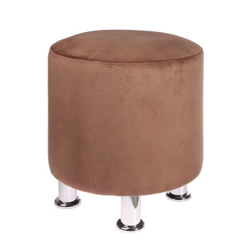 Пуф FORPOST, 40х42х40 см, круглый, микровелюр конфетти корица, коричневый Пуф FORPOST, 40х42х40 см, круглый, микровелюр конфетти корица, коричневый