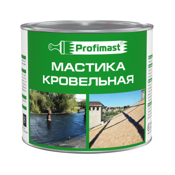 Мастика битумная 2 л Profimast, кровельная
