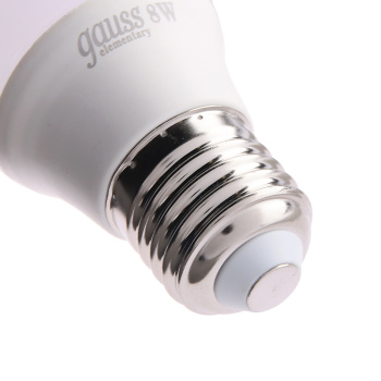 Лампа светодиодная Gauss Elementary, Е27, шар, 8 Вт, 540 Лм, 4000 К, нейтральный белый
