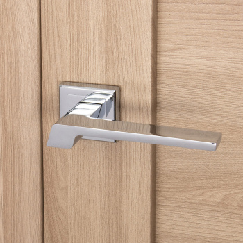 Ручка раздельная НОРА-М 111К Al, хром