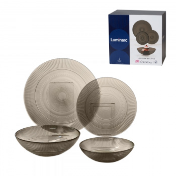 Набор столовый LUMINARC LOUISON ECLIPSE стекло (уп. 20шт) Набор столовый LUMINARC LOUISON ECLIPSE стекло (уп. 20шт)